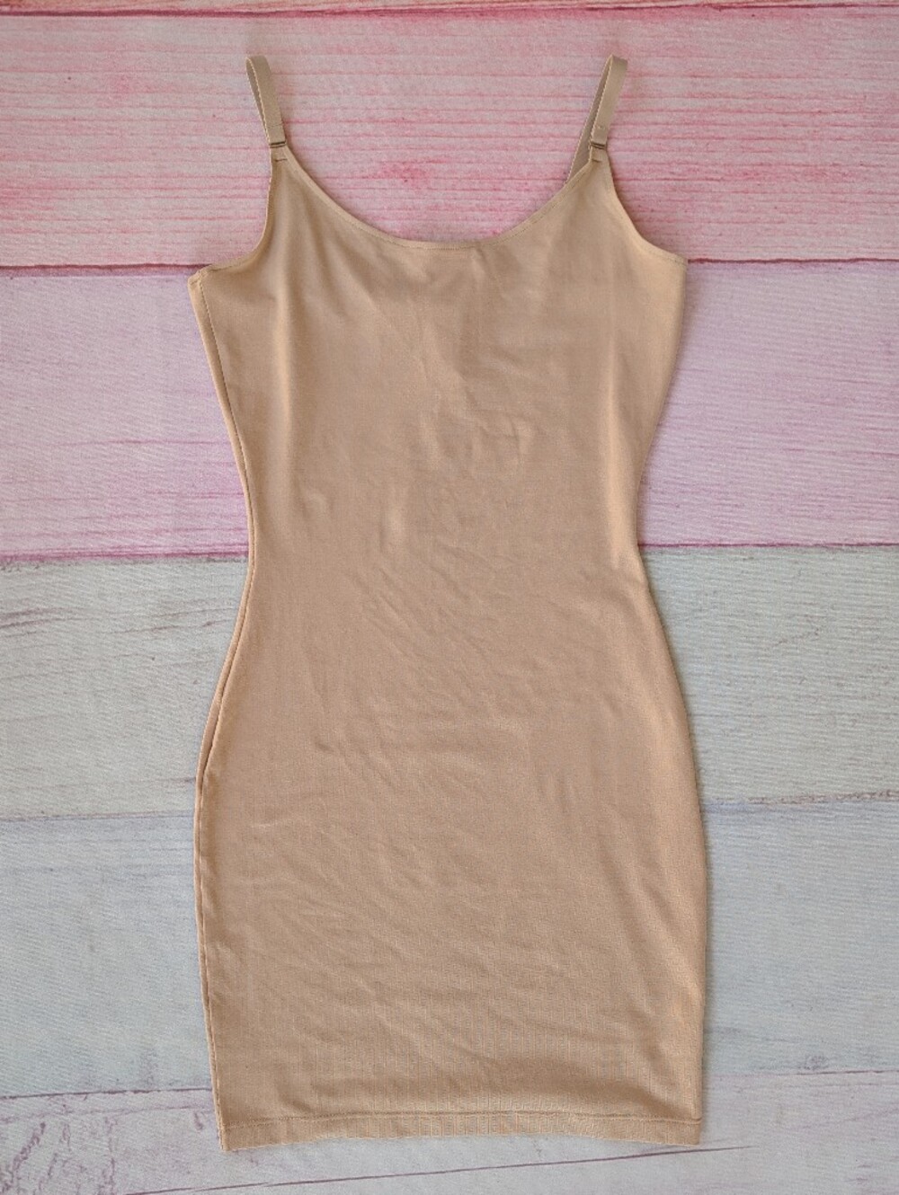 Spanx Nude Beige Cami Slip Large